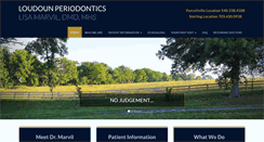 Desktop Screenshot of loudounperiodontics.com